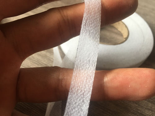 不夹丝嵌条无纺粘合衬有胶纸衬