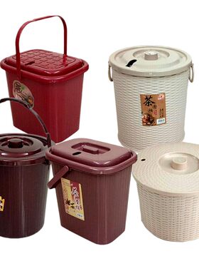 塑料茶渣沥水桶家用办公茶具排水桶茶台配件废水桶茶几桶批量包邮