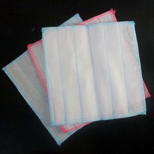 三片装加厚厨房洗洁巾洗碗布工夫茶巾家务多用抹布4包包邮