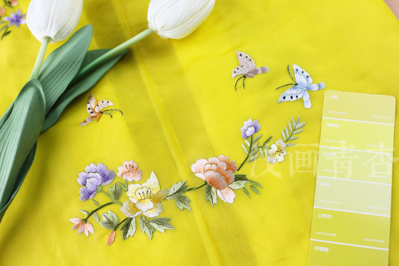 【抱蕊黄须趁蝶来】对襟上襦短褙汉服定制/加工