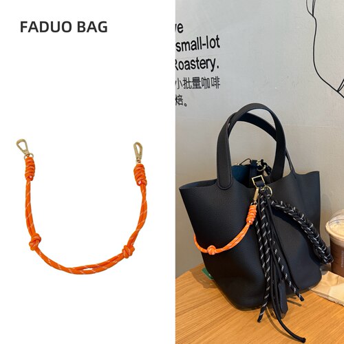 FADUO编织绳索包带橙色可替换手提肩带免打孔改造配件