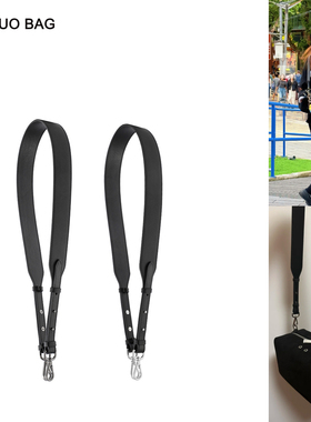 适用于TeamWang随性包改造包带真皮可调节宽肩带单肩斜挎包带配件