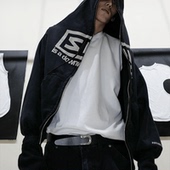 新款 GRAILZ 乐队连肩二合一手套卫衣拉链外套夹克 24SS LEARL