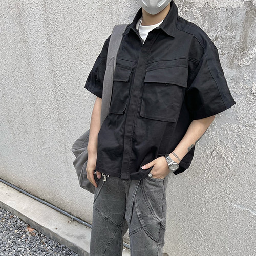 FARARCHIIVE水洗重工衬衫外套