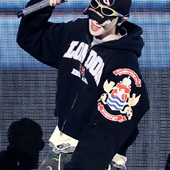 水洗解构拼接连帽刺绣徽章卫衣外套男女情侣款 25ss LEARL GRAILZ