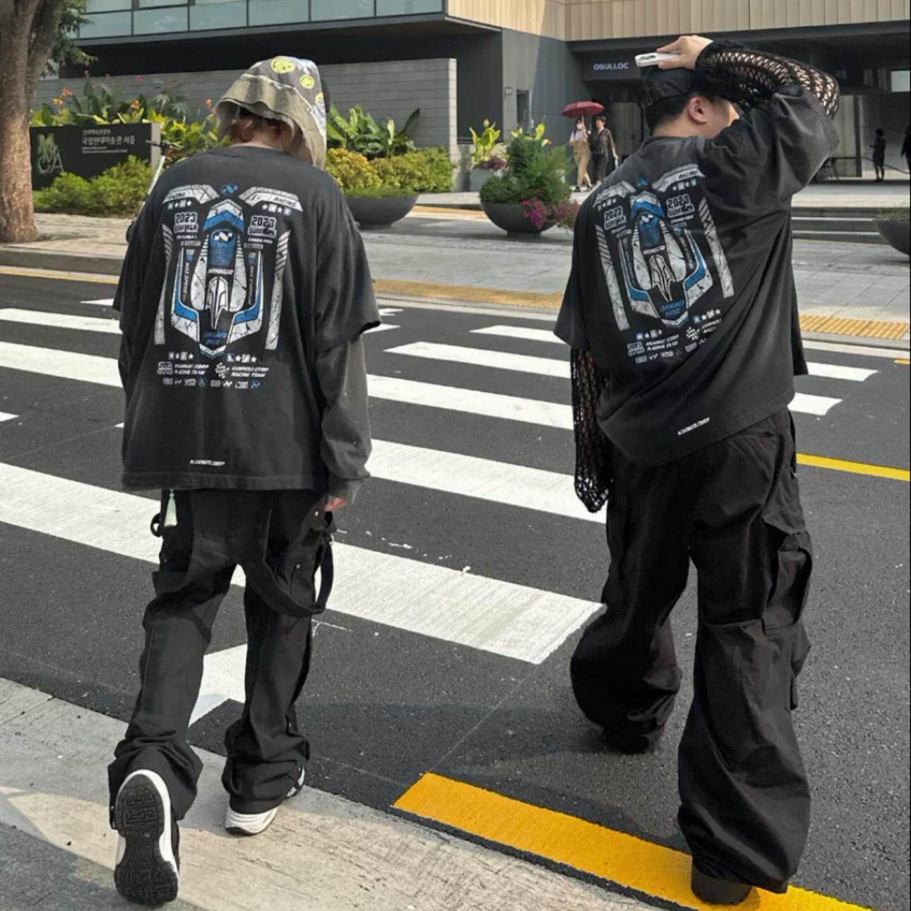 NONNOD小众水洗VIBE风T恤