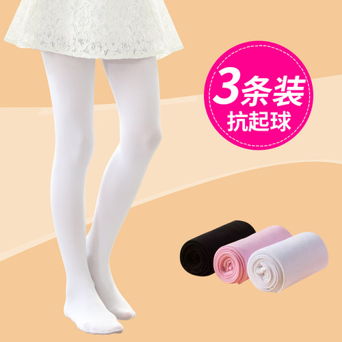 夏季薄款舞蹈袜女童白色丝袜专用