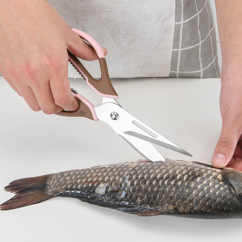 日本厨房家用剪刀不锈钢多功能