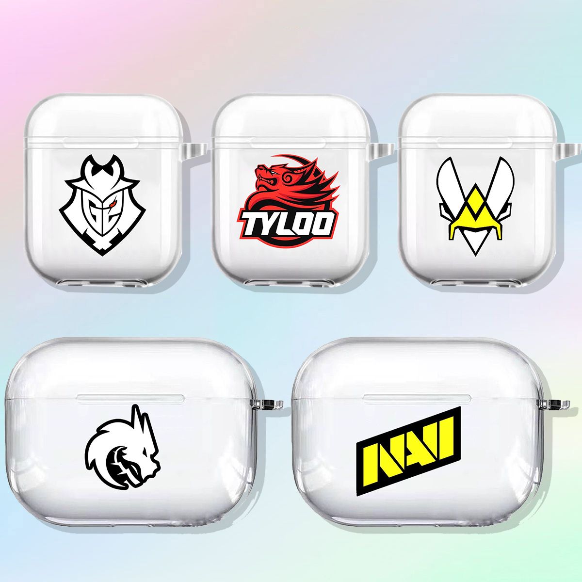 游戏CSGO战队airpods4代高颜值保护壳123代Pro2四情侣耳机套软壳