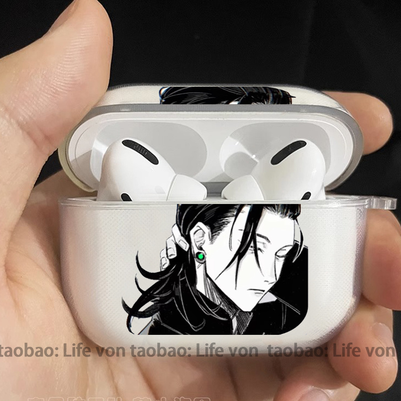 咒术回战夏油杰适用airpodspro3保护套苹果3蓝牙耳机套动漫透明airpods4代软壳