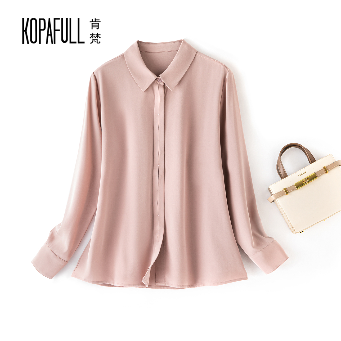 26姆米重磅真丝衬衫女长袖