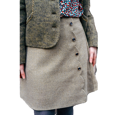 MISSPATINAA字裙英伦复古原创