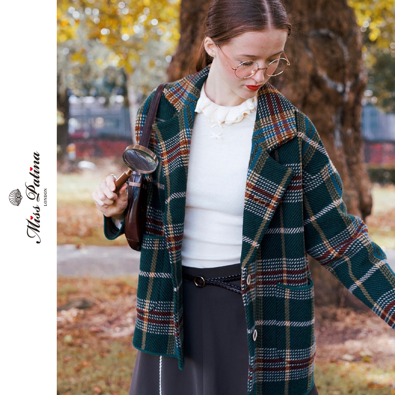 MP高地彩虹苏格兰针织毛衣外套