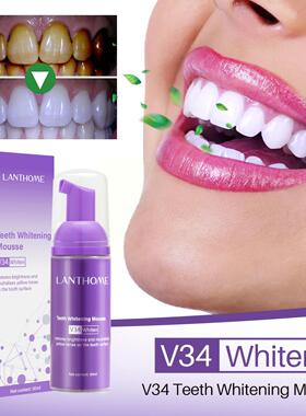 50ml Whitening Toothpaste Foam Natural Mouth Wash Mousse Whi