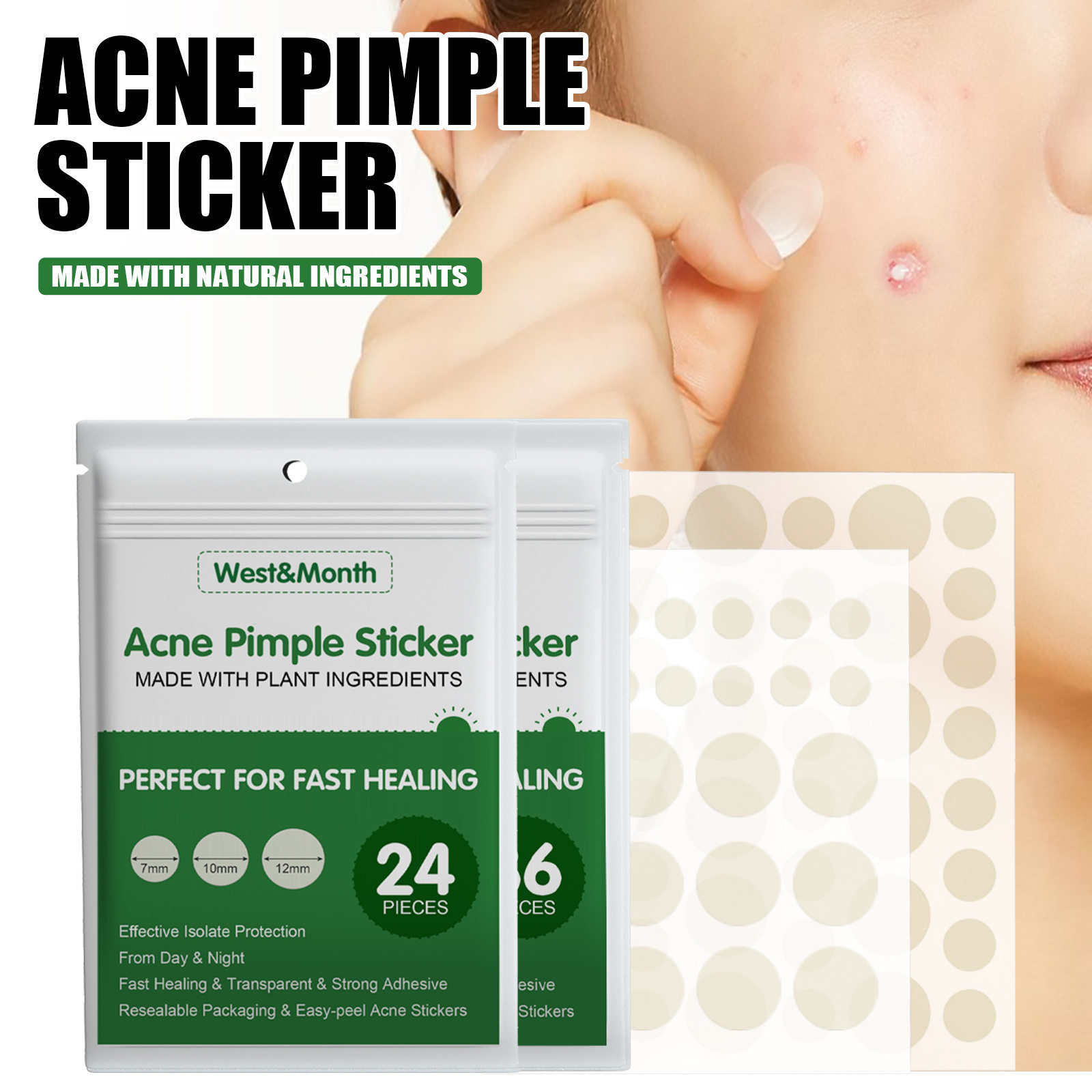 Liquid Absorbent Acne Patch Artificial Skin Repair Essential