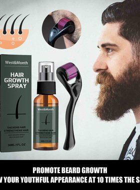 Beard Growth Spray Kit Nourishing Moisturising Spray Beard C