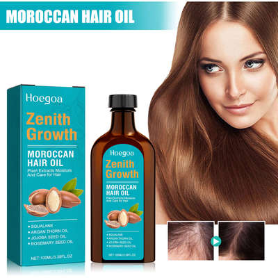 Moroccan Hair Oil Smoothing frizzy, dry, dense, moisturising