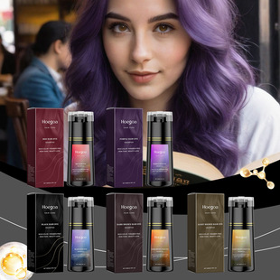Hair shampoo with bright color temperature nourishing and so