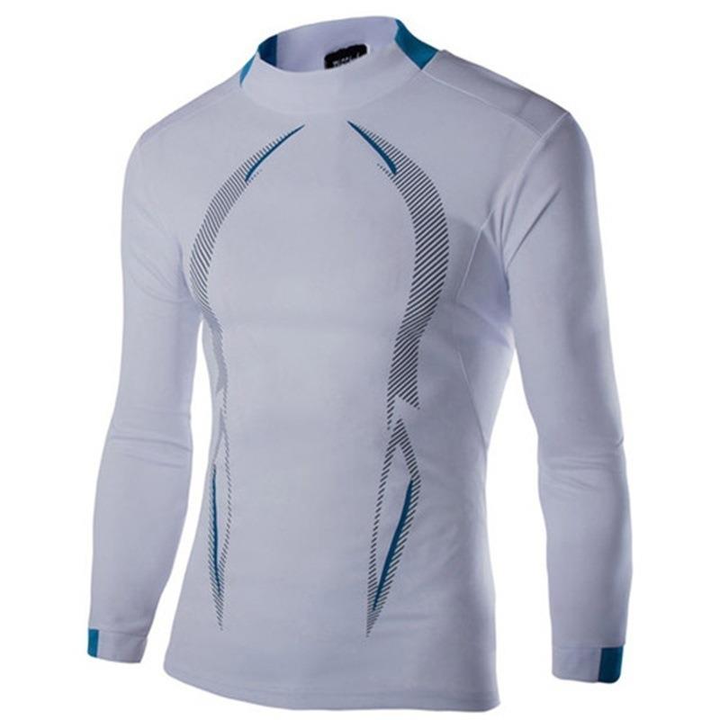 Fit Sports Fitness Wear Running Long Sleeve T Shirt Men 2022