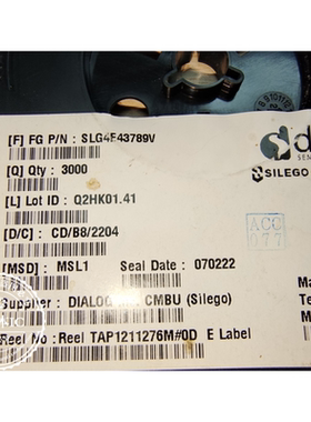 SLG4E43789V  43789     丝印43858      QFN  新的 一个起拍