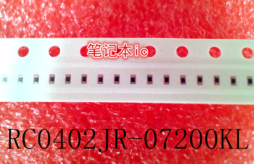 RC0402JR-07200KL  0402体积  200K阻值  SMD封装  1K/15元  新的