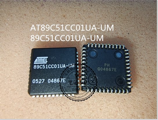 AT89C51CC01UA-UM  89C51CC01UA-UM  PLCC-44   新的 一个起拍