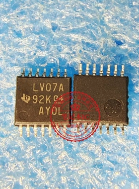 SN74LV07APW 74LV07A LV07A TSSOP    新的 一个起拍