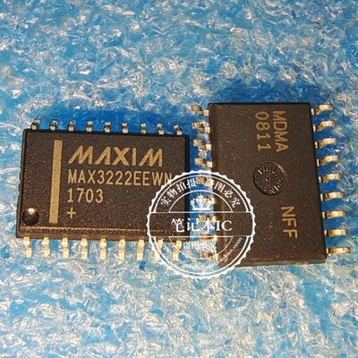 MAX3222EEWN+T MAX3222EEWN  3222EEMN WSOP18 收发器芯片