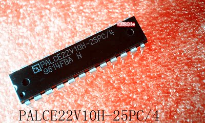 PALCE22V10H-25PC/4       PALCE22V10H    DIP-24    新的