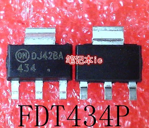FDT434P      丝印:434      SOT-223     新的