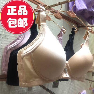 夏季薄款光面纯色无钢圈文胸