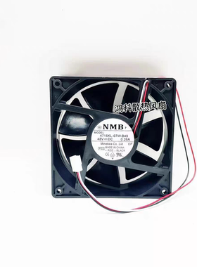 NMB 4715KL-07W-B49 48V 0.26A 通信 交换机 变频器12cm风扇12038