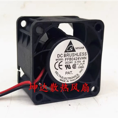 全新台达 FFB0424VHN 4028 24V 0.15A 4cm 变频器 大风量散热风扇