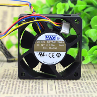 6厘米 AVC PWM调速大风暴力散热风扇 0.66A 12V DATB0625B2S 6025