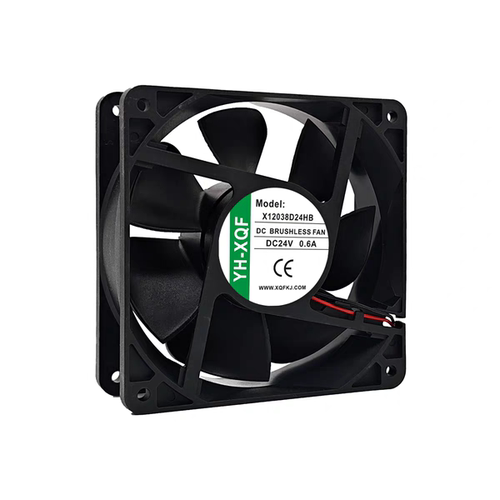 YH-XQF X12038D24HB/MB/LB/UB DC24V 12CM大风量变频器风扇12038