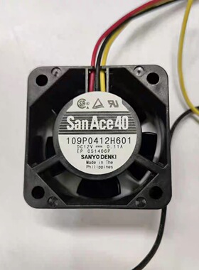全新原装进口日本山洋SANYODENKI 109P0412H601散热风扇4020