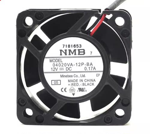 原装NMB 04020VA-12P-BA 12V 0.17A 4020 4厘米工控机床散热风扇