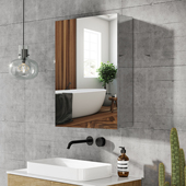 智能304不锈钢浴室镜柜卫生间挂墙式 加高镜子镜箱收纳柜单独定制