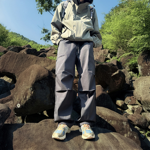 美式 山系户外 绿标 休闲裤 轻熟风伞兵战术冲锋裤 复古工装 izexx