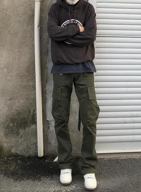 重工版本VUJADE CARGO2.0绑带机能vibe风卡扣kenijima同款微喇裤