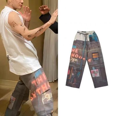 其他长裤直筒王嘉尔同款子