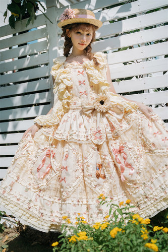 lolita印花连衣裙JSK洛丽塔