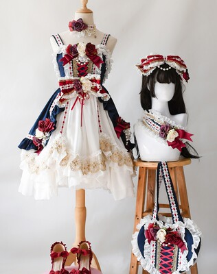 Monogirl白雪姬lolita华丽连衣裙花嫁jsk礼物全套预约 尾款 虎窝淘