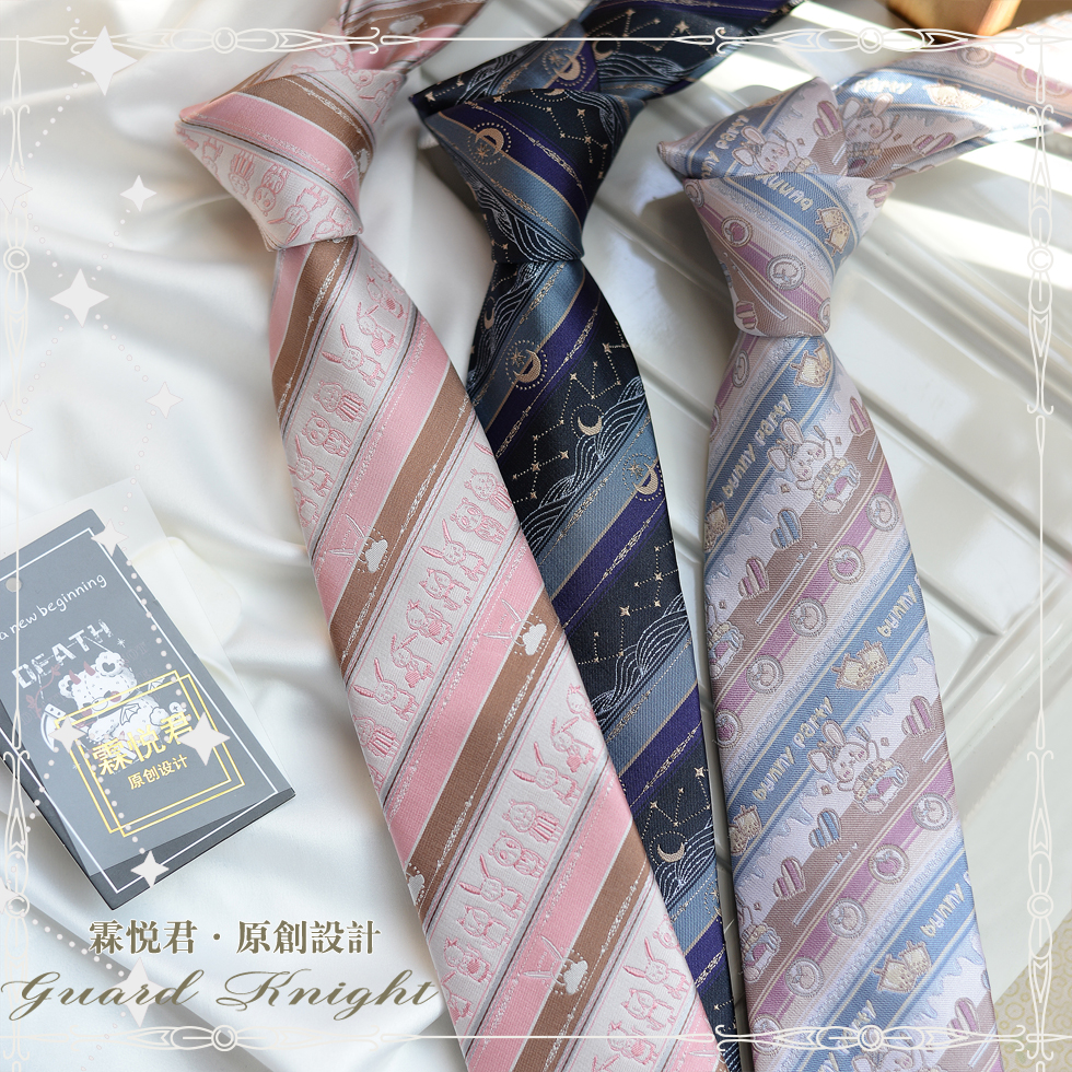 原创女衬衫男学院风领结手打领带