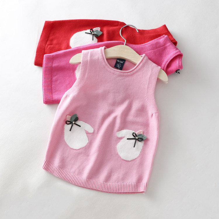 女童针织背心马甲宝宝毛衣坎肩2020秋新款婴儿百搭毛线针织衫背心|ruв категории Детская одежда, свитер/свитер - от Buy2taobao.com для оказания профессиональной услуги покупки агента Taobao