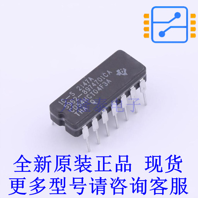 反相器 CD54HCT04F3A DIP-14 TI全新原装正品