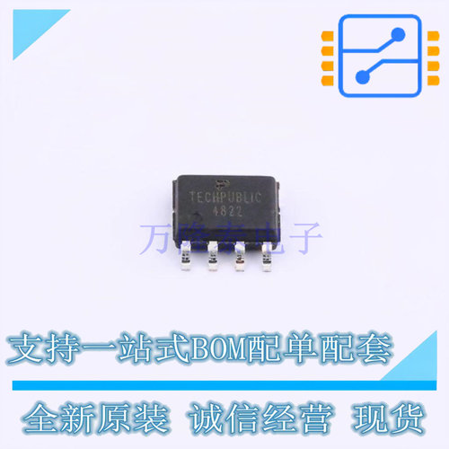 场效应管(MOSFET) AO4822 SOP-8 TECH PUBLIC 全新进口