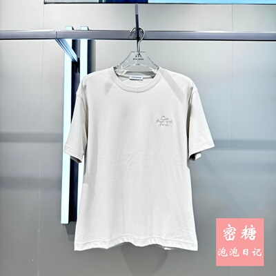 太平鸟男装秋季圆领短袖T恤