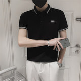 珠地棉高端刺绣POLO衫短袖男士2026春夏季新款休闲上衣8807，男装T恤，电商C208