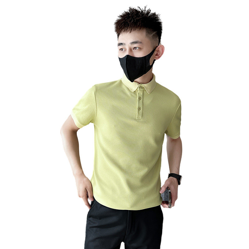 短袖翻领Polo衫夏季潮牌t恤韩版修身2025新款体恤C208-8881-特P38,男装T恤,电商C208